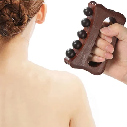 Beech Wood Gua Sha Body Massager – Manual Wooden Scraper for Smooth Skin & Body Sculpting (1 Pc)